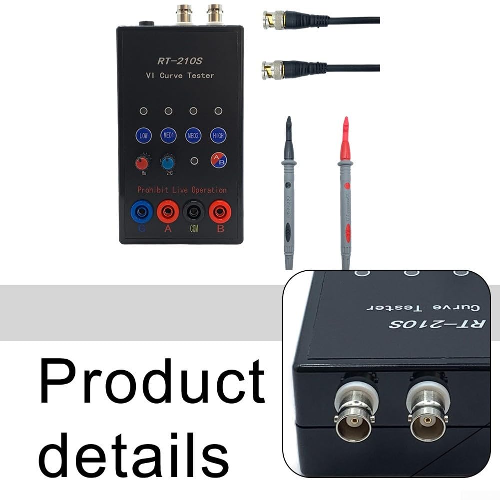210S Electronic VI Curve Analyzer Dual Channel Circuit Board Testing Equipment with 4 Adjustable Frequencies 4 Resistance Levels for ASA Signal Analysis Circuit Board Fault Detection Testing Device