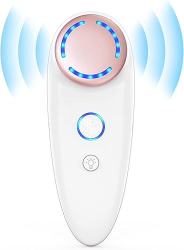 MelodySusie - Masajeador facial 5 en 1 mejorado para el día de San Valentín, masaje caliente y frío, dispositivo de belleza para el cuidado de la