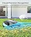 YARDCARE V100 Robot Lawnmower without Boundary,Vision Navigation,150 Obstacle Detection,20-60 mm Cutting Height,Robotic Lawnmower with Magnetic Wires,Low Noise,Replacement Blades,Spot Mow, Max.150m²