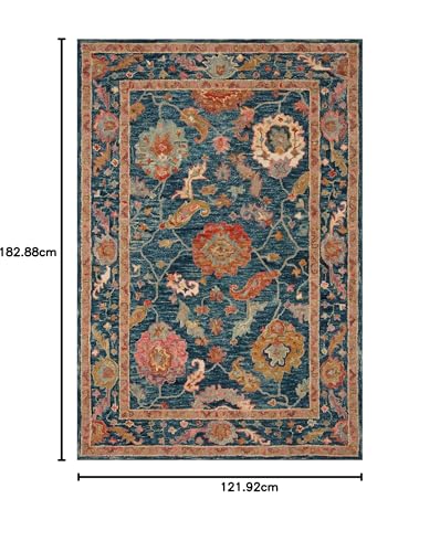 Image of Hand Tufted Premium Rug Premium Wool Carpet for Living Room Bedroom and Hall Size 4x6 Feet Color Multi