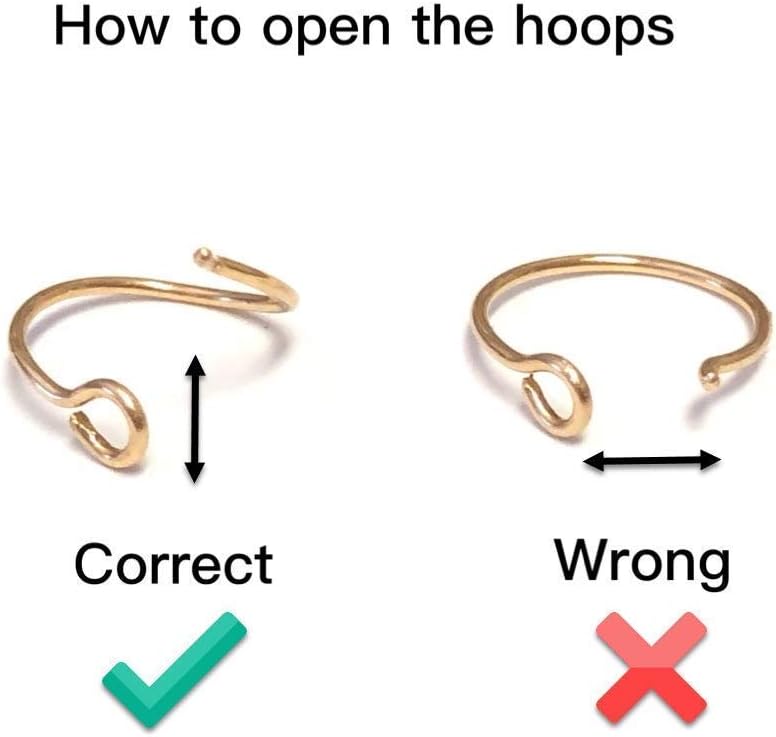 Small Thin Huggie Hoop Earrings for Women - 14k Gold Filled or Sterling Silver Tiny Hoops, Lightweigh Hypoallergenic Gold Hoop Earrings - Image 8