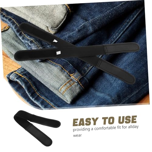 Invisible Belt for Men Women No Buckle Stretchable Belt Elastic Waistband for Jeans Nylon Material3