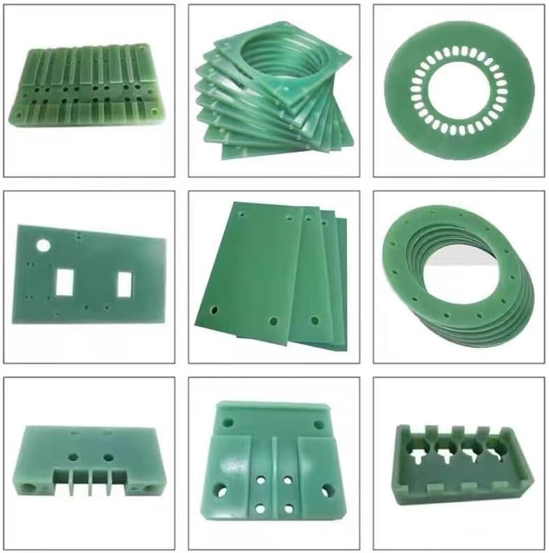Plaque isolante en résine époxy FR4 G10 3240 vert clair for l'électronique (épaisseur 0,5 à 5 mm, découpe CNC)(4mm 400mmx400mm)