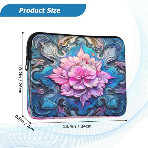 Funda para laptop Boho Mandala Lotus 13-14 pulgadas miniatura 3