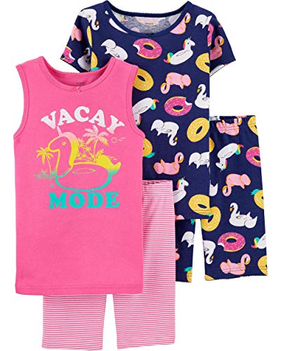 Carter's 4-Piece Snug Fit Cotton Pajamas (Vacay Mode, 7)