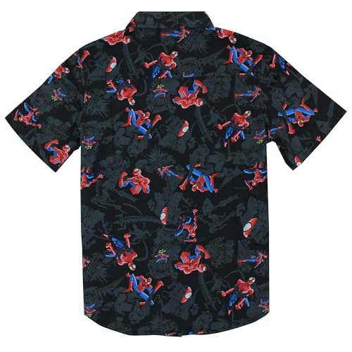 Marvel Boy's Spiderman Classic Hawaiian Surf Woven4