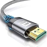 【HDMI de 48 Gps de ultra alta velocidad】 : ancho de banda de 48 Gbps para las funciones más recientes HDR, HDCP 2.2 y 2.3, DTS:X, Dolby Atmos, Dolby Vision. Admite pantalla de video 3D, HDR dinámico, eARC, ALLM, QFT, QMS, VRR. Mejore los valores de profundidad, detalle y brillo en cada momento, disfrute de la experiencia de pantalla grande definitiva de ultra alta definición.