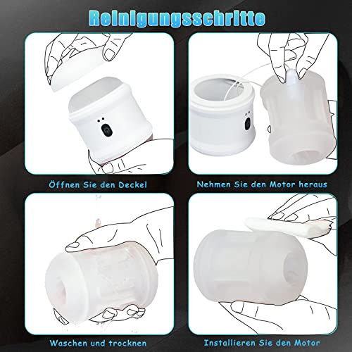 Elektrische masturbator-beker met sterke zuigfunctie, masturbator man handsfree automatische seksspeeltje penispomp voor mannen, blowjob masturberen voor mannen, poesje seksstoysets voor mannen - Afbeelding 7