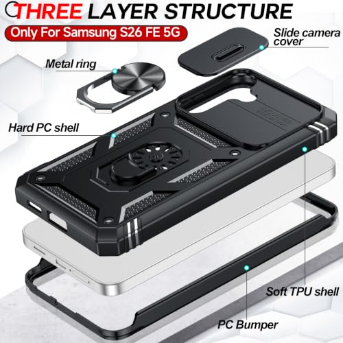 for Samsung Galaxy S26 FE Phone Case, Samsung S26 FE Case: Military Grade by LeYi - Used condition - Image 6