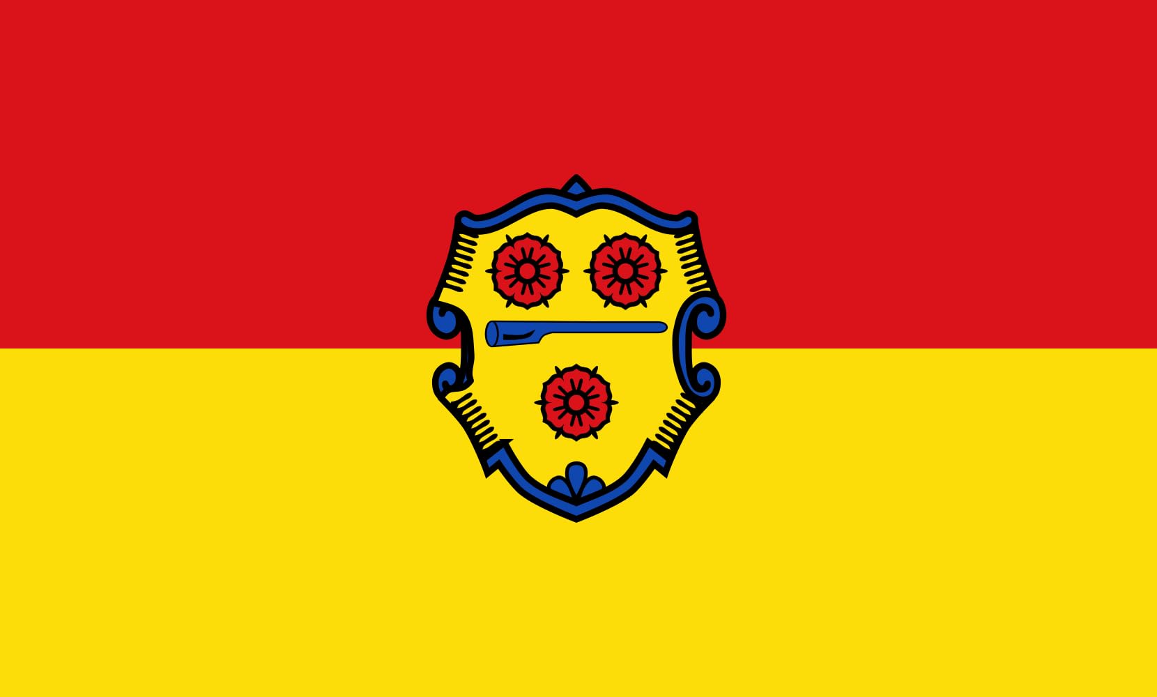Drapeau Large Helmstadt M paysage 1.35m² pour remplacer un pavillon usé