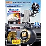 Qifutan Dash Mounted Holders Phone Holders for Your Car Phone Mount for Car Windshield Dashboard Air Vent Universal Hands Free Automobile Cell Phone Holder Fit for iPhone Smartphone - Image 3