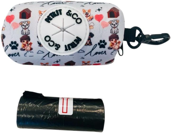 Petkit&Co Adjustable Dog Harness Set with Leash, Poop Bag Dispenser, ID Tag & Soft Dog Blanket – Everyday Walking Kit for Medium (M)
