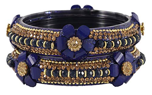 Image of NMII Viral Multi Colour Glass Bangles with Golden Ghungroo Charms & Stone Work For Women & Girls | Fancy Designer Glass Bangle | Traditional Chudi | Kanch Ki Churi | Stylish Ghungroo Bangle For Women