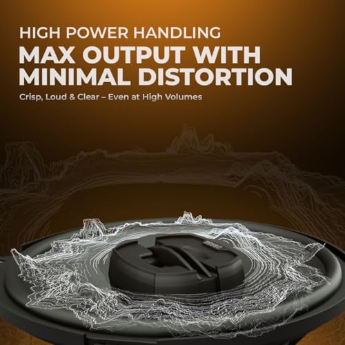 Image of DBASE 4 inch (10.1cm) Two-Way Coaxial Car Speakers | Powerful 90dB Audio Output | 25mm Tweeter | 4 Ohm Impedance | Universal Car Fit | Premium Build Quality | High Bass Performance | 1-Year Warranty