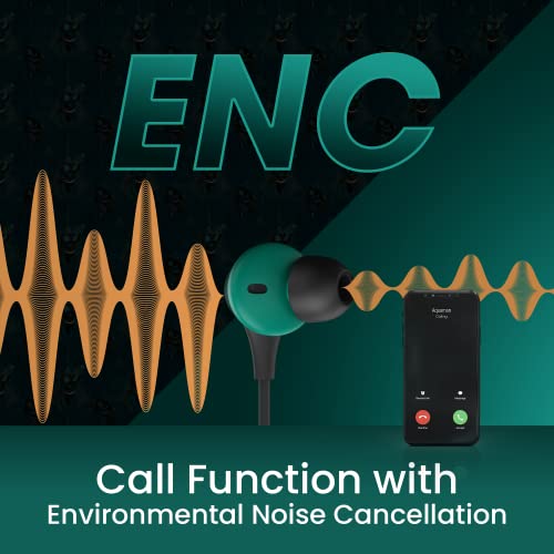 Image of ZEBRONICS DC Aquaman Edition Yoga N3 with 46 Hours Backup, Bluetooth v5.2 Wireless in Ear Neckband, ENC Calling, Gaming Mode (Upto 50ms), Voice Assistant, Dual Pairing, Splash Proof and Type C