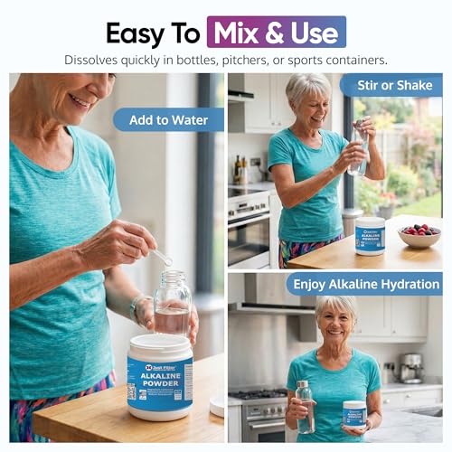 Image of Sodium Bicarbonate Powder Supports pH Balance - Potassium Bicarbonate Slow Release Formula for Better Absorption - Bicarb Potassium Powder Helps Reduce Body Acid - Bicarbonato De Sodio Supplement
