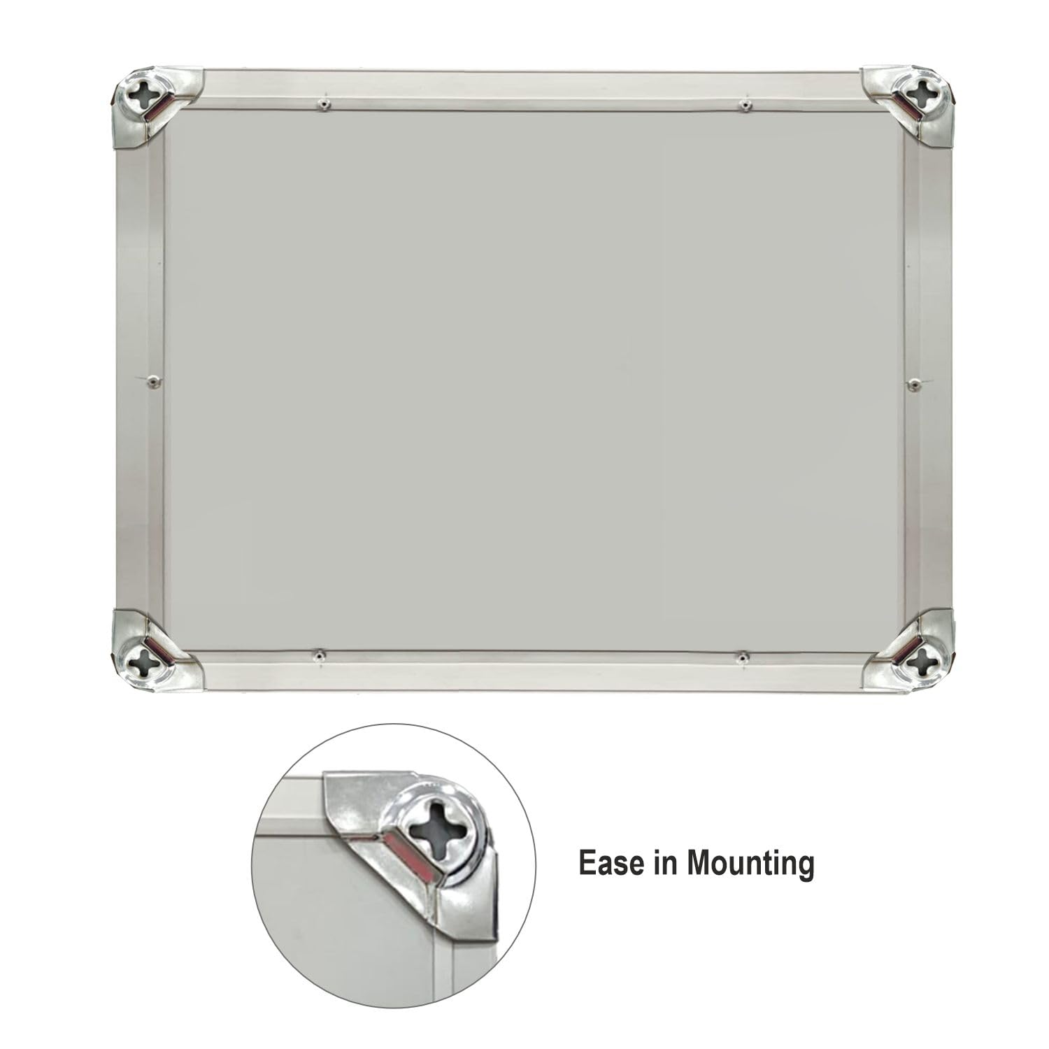 ALKOSIGN Key Cabinet for 30 Key-Chains with Laminated Back and Steel Fitted Hooks | Lockable Key Storage Box with Acrylic Cover for Industrial Use, Offices, Hotels 4