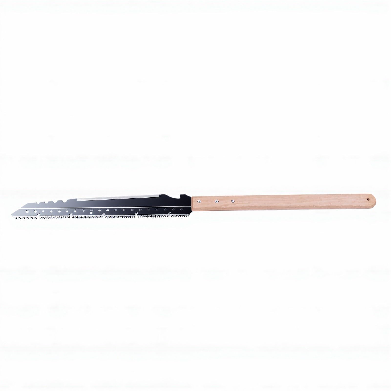 Cocoarm Sierra de Mano para Podar, Sierra Larga de Acero SK5 con Funda de Cuero, Hoja de 30,5 Pulgadas para Podar árboles, Acampar, Jardinería Al Aire Libre, de Madera de Haya, Correa para el Hombro