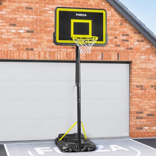 FORZA Adjustable Basketball Hoop and Stand System | Portable & Height-Adjustable for Indoor or Outdoor Use [4 Styles] (JS305 PRO | Senior Pro, Post Only)