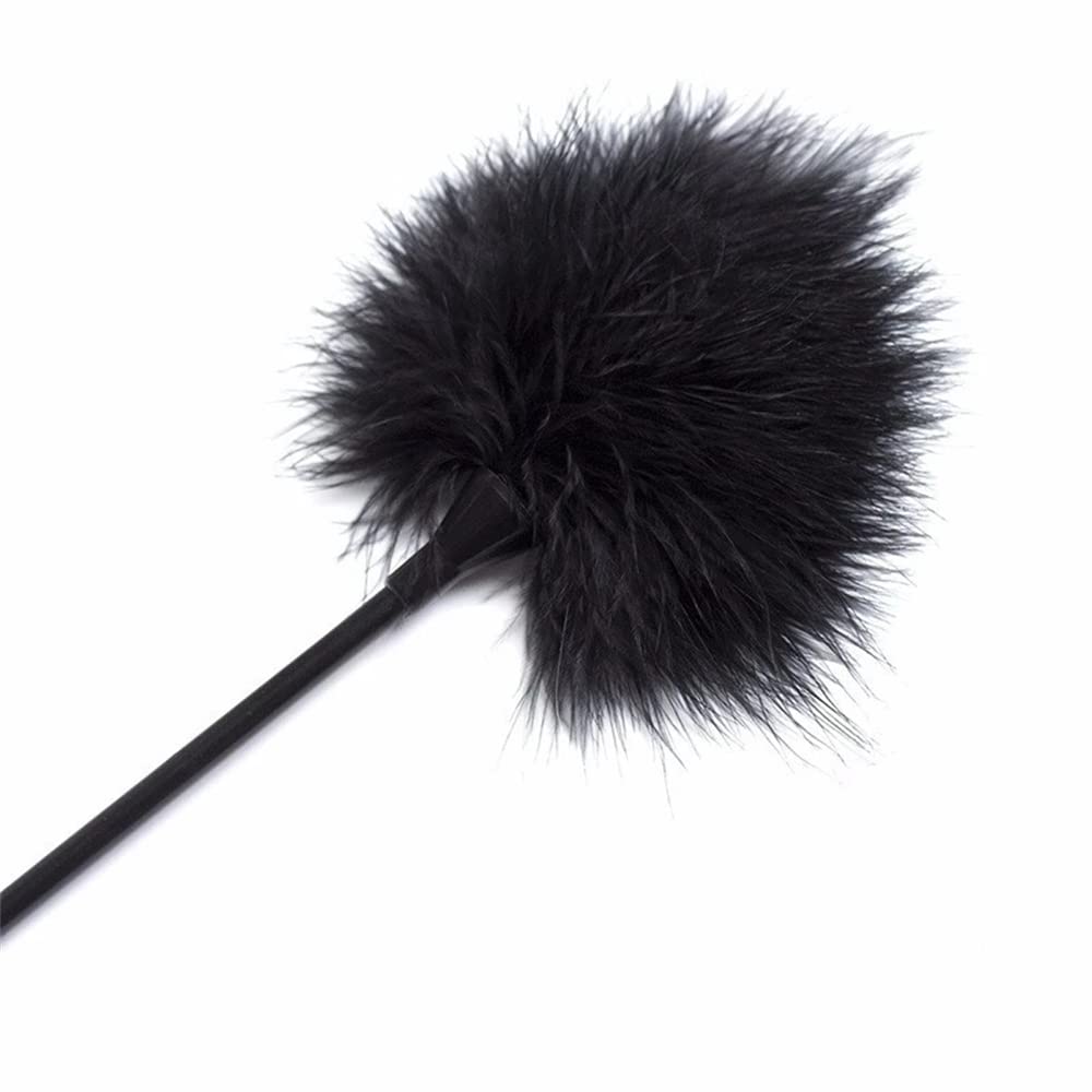 ZZZYW Pluma Sexual de Silicona Negra, Tickler para Parejas
