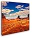 Produktbild deyoli Monument Valley in Arizona Format: 60x60 als Leinwandbild, Motiv fertig gerahmt auf Echtholzrahmen, Hochwertiger Digitaldruck mit Rahmen, Kein Poster oder Plakat