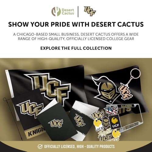 Gorra bordada ajustable negra estilo Baseball UCF miniatura 6