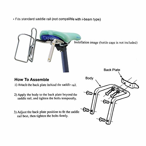 SUPOW Bike Two Water Bottle Cage Mount - Aluminum Alloy - Double Kettle Holder Bicycle Saddle Equipment