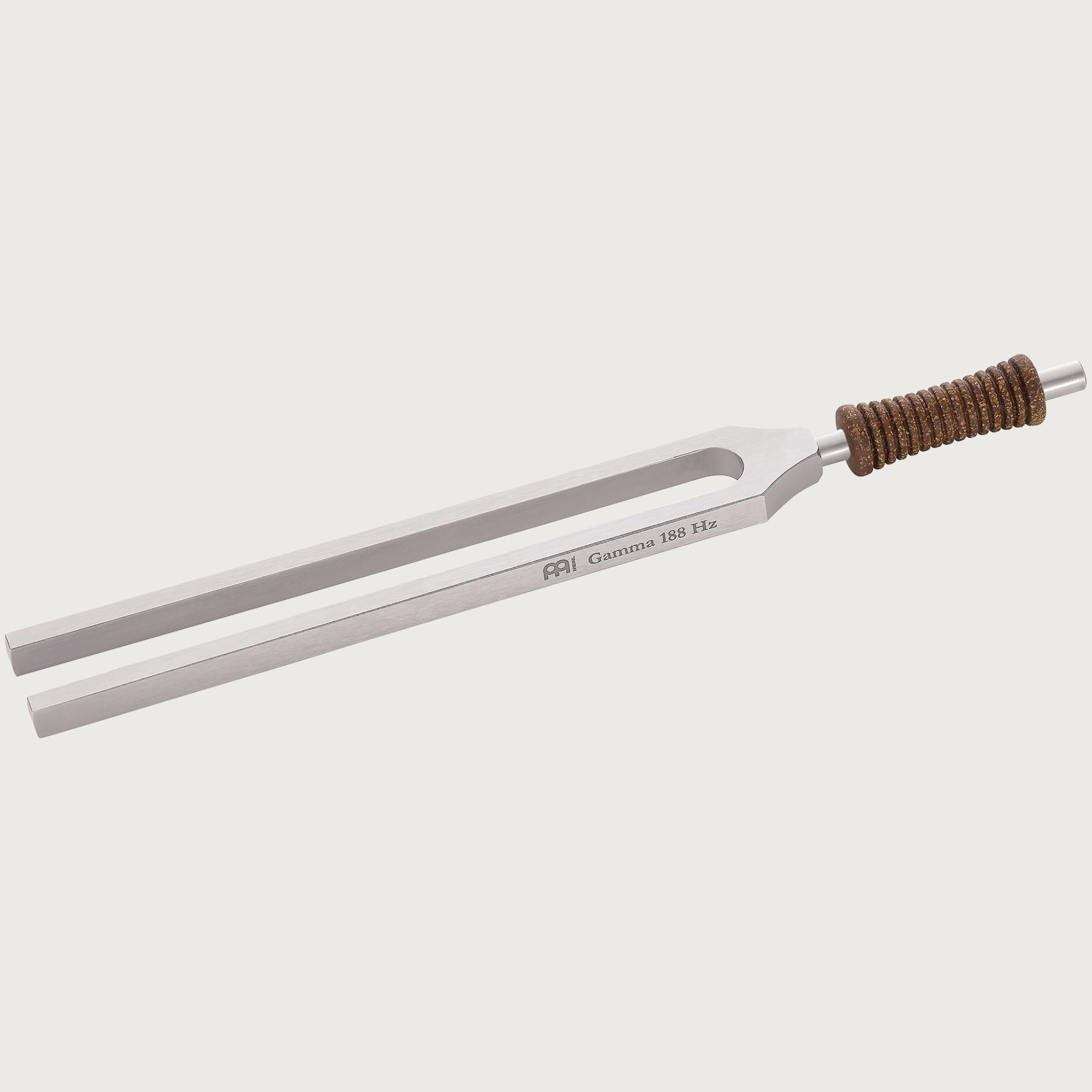 Sonic Energy Binaurale Therapie Stimmgabel, Gamma (TTF-GAMMA) | 188 Hz, 21,6 cm lang, 112 g, in Deutschland gefertigt, inkl. Hülle, vernickelter Stahl, Korkgriff