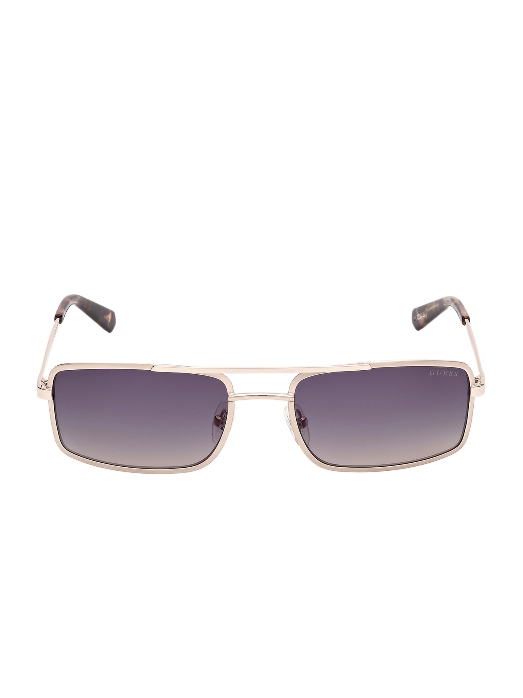 Guess Men's Yellow Sunglasses, 58 Mm, Narrow Aviator Sunglasses