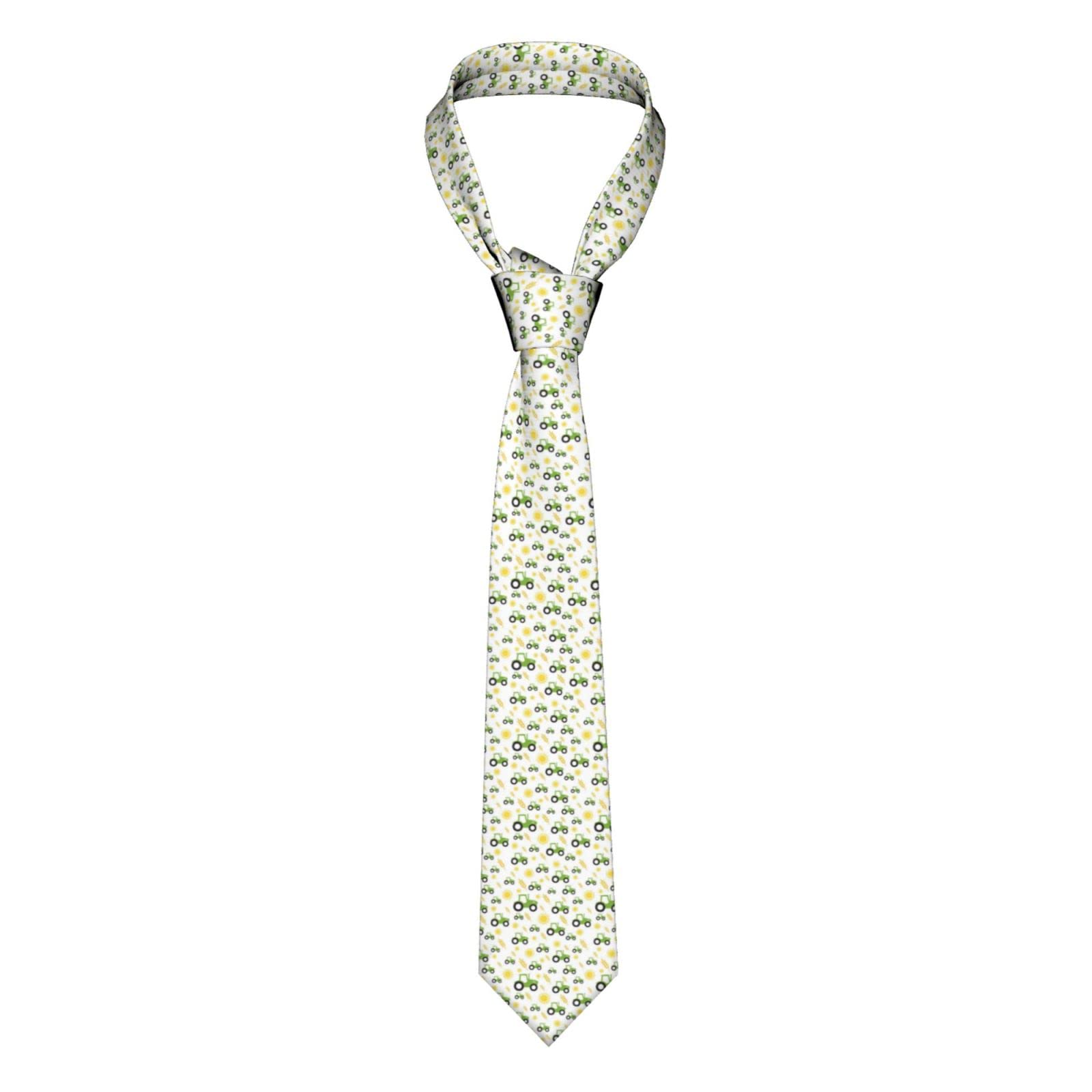 ASEELO Tractor Farming Men'S Neckties Fashion Suit Tie Classic Neck Ties Skinny Tie For Wedding Business Formal Party