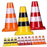 SUPVOX 15pièces Mini Cônes De Signalisation Jouets Éducatifs pour Scènes De Circulatio...