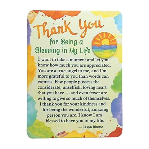 Blue Mountain Arts Appreciation Magnet with Easel Back—Gift to Express Gratitude to an Angel in Your Life, 4.9 x 3.6 Inches (Thank You for Being a Blessing in My Life) Cover