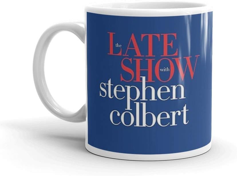 Late show with stephen colbert mug Mug 11 Oz White Ceramic