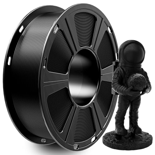 GEEETECH Filament PLA 1.75mm 3D Drucker PLA Filament 1kg Spool Pla Schwarz