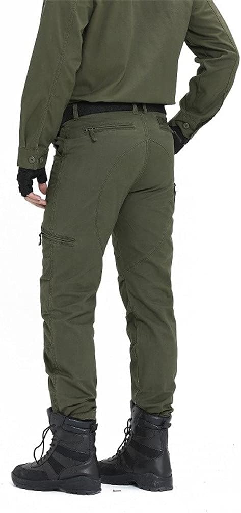 KEHAIOO Men's Cargo Pants, Army Military Tactical Pants, Camo Jogger Plus Size, Cotton Many Pocket Camouflage Trousers
