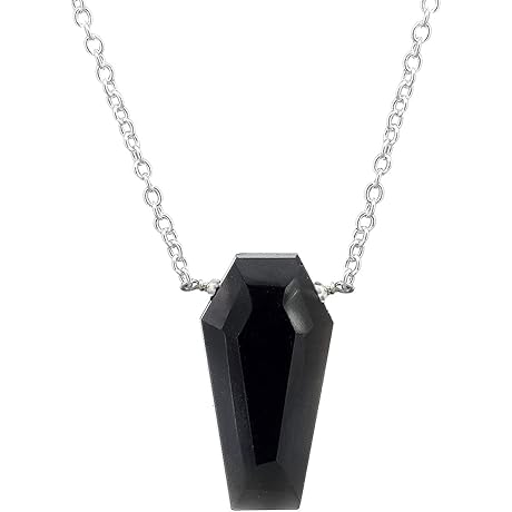 Black Onyx Coffin Necklace: Unveil Timeless Elegance and Gothic Charm