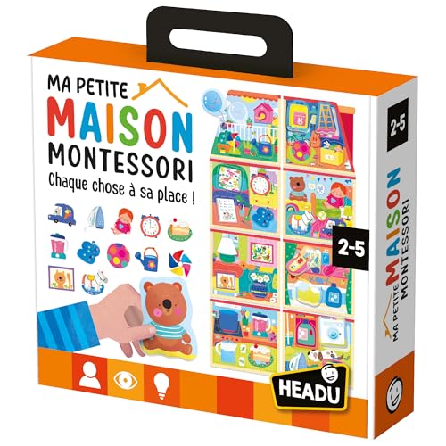Headu - Ma Petite Maison Montessori - Chaque Chose À Sa Place ! | Jeu Educatif 2 3 4 5 Ans, Jeu Educatif Montessori, Cadeau Enfants, Cadeau Fille, Cadeau...