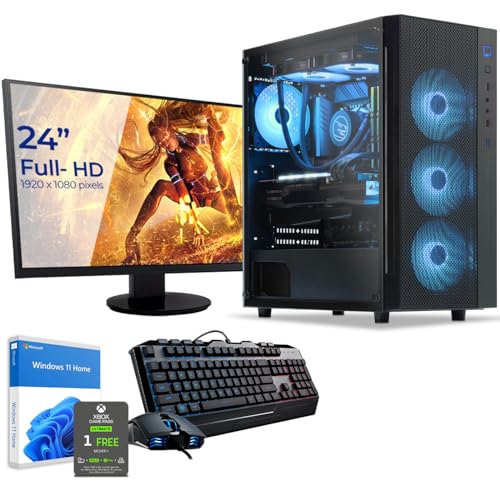 Sedatech Pack PC Gaming Expert • Intel i9-11900KF • RTX3060 • 16 GB RAM • 500Gb SSD M.2 • 2Tb HDD • Win 11 • Monitor 24″