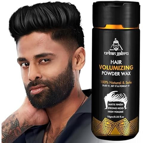 urbangabru Volumizing Hair Powder for Men | Matte Finish Styling Powder (0.3oz / 10g) Cover