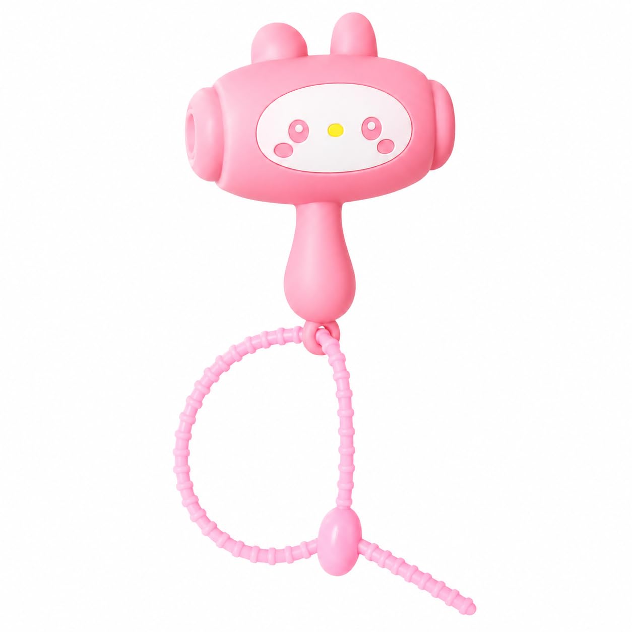 Cute Silicone Baby Stroller Hanging Toy Clip | Adjustable Beaded Strap | Cartoon Pram & Car Seat Toy Accessory | Soft BPA-Free Portable Baby Travel Toy for Stroller, Diaper Bag & Backpack-image-28