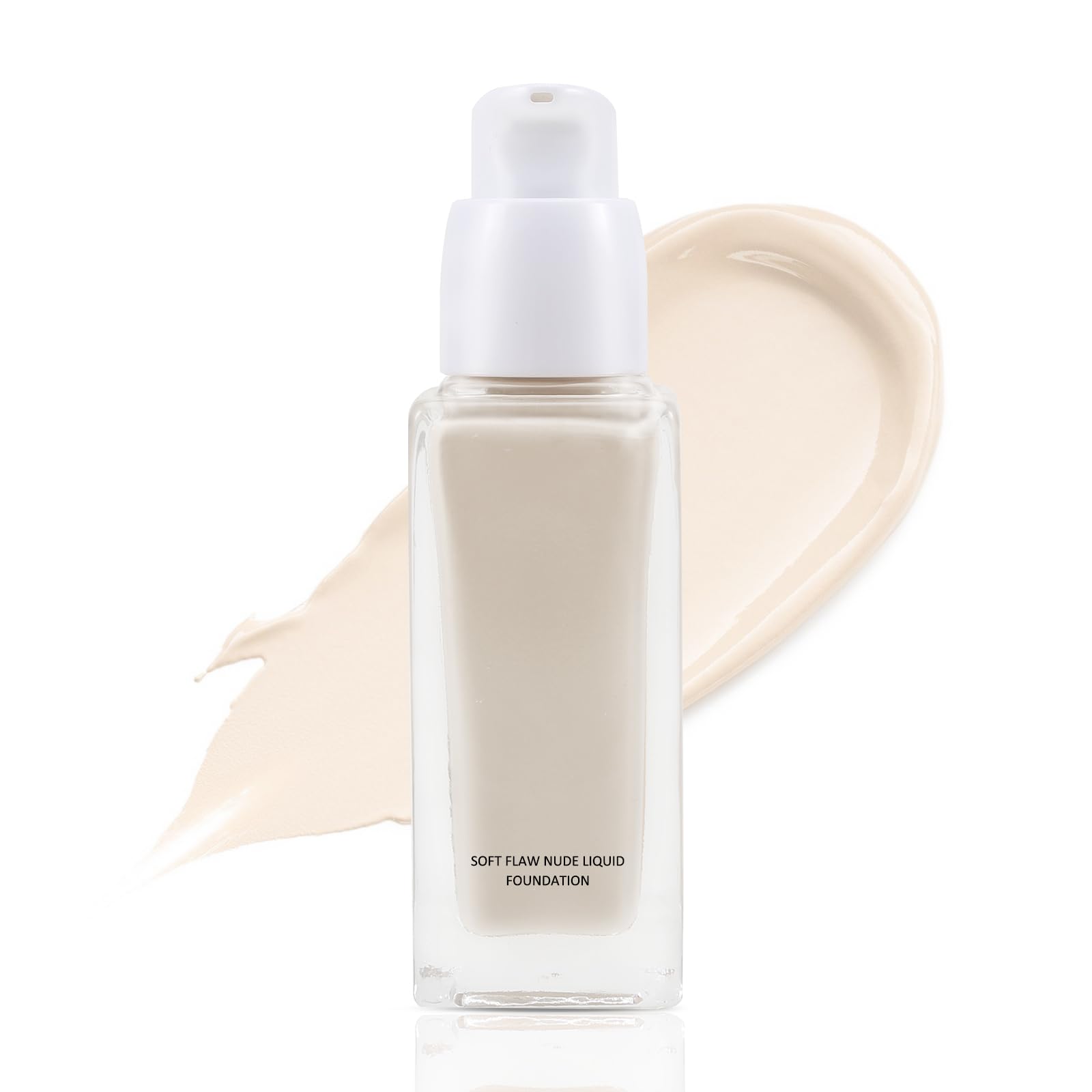 Boobeen Base Líquida de Maquillaje Maquillaje Cara Crema Hidratante Base de Maquillaje Contorno Correctora Larga Duración Nude