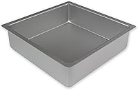 Vista 2 de PME Bandeja para hornear de aluminio profesional, cuadrada 10 x 4