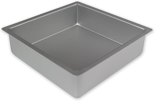 PME Professional Aluminum Baking Pan, Square, 5 x 5 x 3in