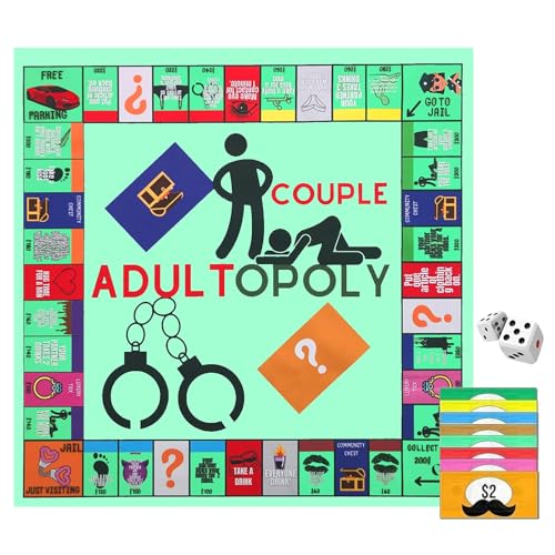 YIUWOD Paarspiele - Partner Spiele Erwachsene - Couple Board Game - FüR Freund, Freundin, Ehemann, Ehefrau, Liebhaber, Valentinstagsgeschenk, Hochzeitsgeschenk