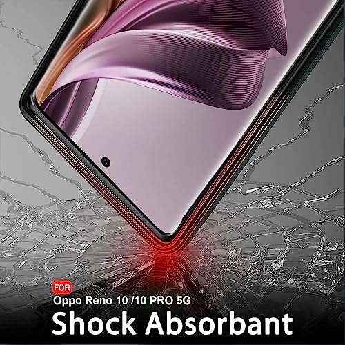 Image of TheGiftKart Sleek Back Cover Case for Oppo Reno 10 / Reno 10 Pro 5G | Slim Fit Protective Design | Ultra Matte Finish | Camera Protection Bump | Soft Back Cover Case (Silicone, Black)