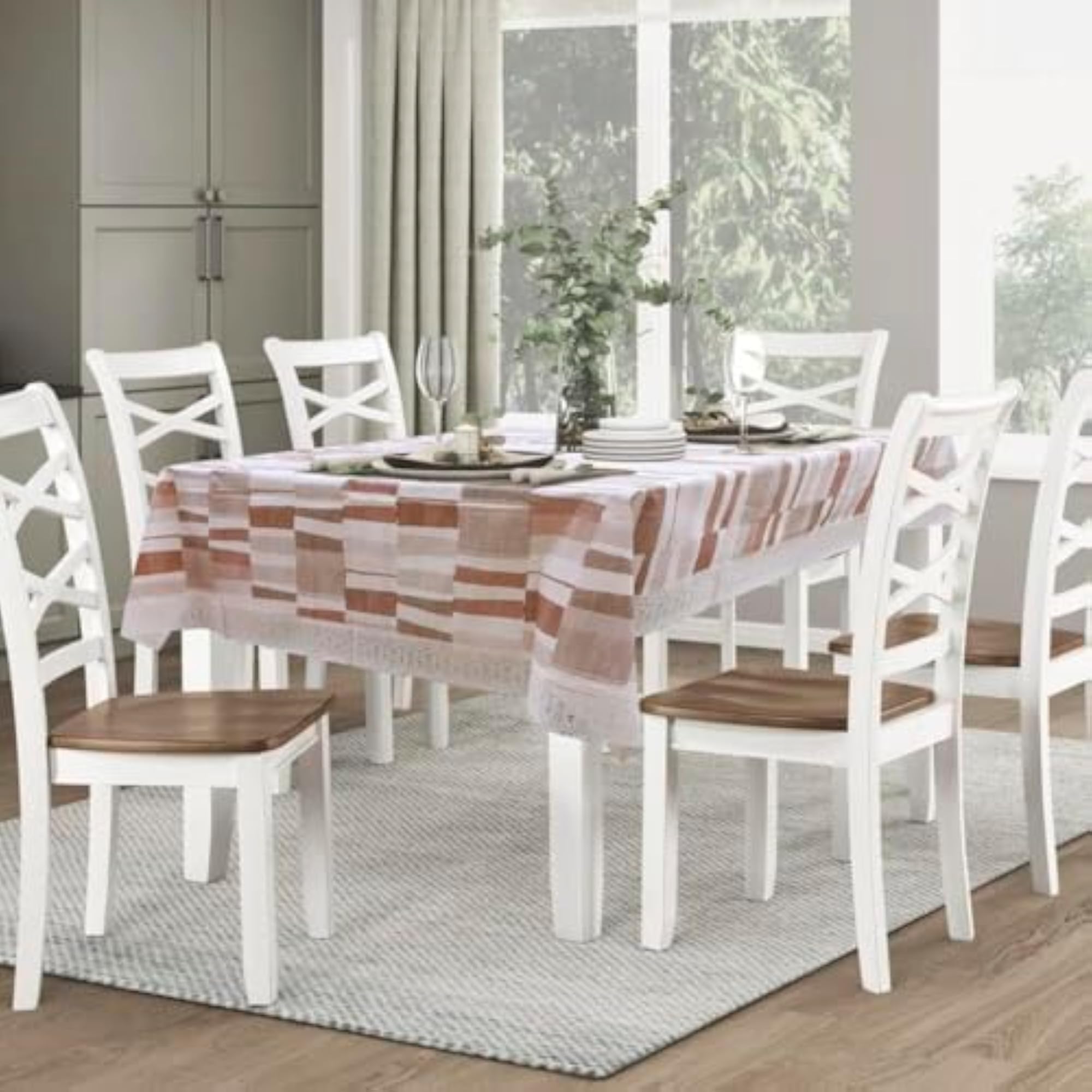 Dining Table Cover 60x90?, Rust Rangoli