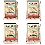 Bubeck Hundekekse Getreidefrei Truthahn – 4er Pack (4 x 210g) Vorratspack – Kartoffelbrot Leckerli ohne Zucker, im Steinofen gebacken, 840g Gesamtgewicht