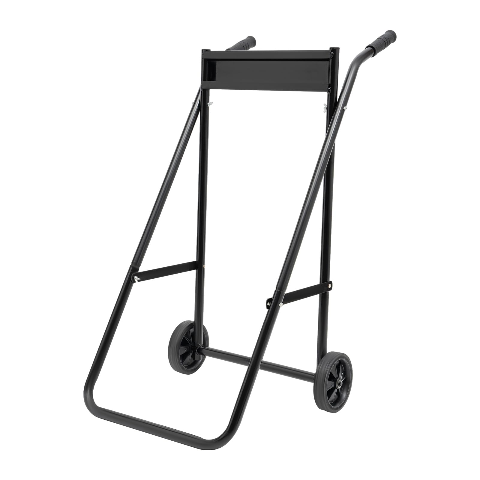 Outboard Motor Trolley - Foldable, Heavy Duty for Long/Short Shaft. Engine Carrier Cart. For Transport, Repair, Storage. Boat Motor Stand. Portable Foldable.