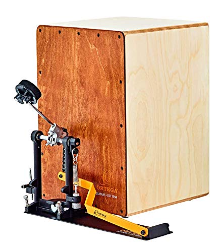 Ortega Guitars Stomp Box Cajon Bundle (left foot) - Baltik Birch (golden brown) (OSTBCJ-L-BU)