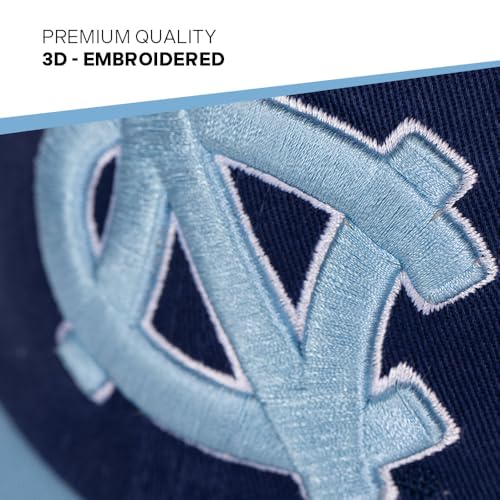 Gorra Unisex Azul North Carolina Tar Heels Con Cierre Ajustable miniatura 3